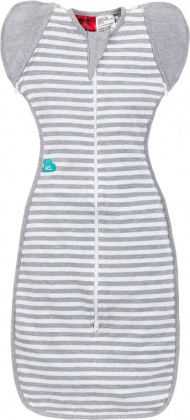 Love to Dream inbakerslaapzak 50/50 grijs/wit stage 2-maat L