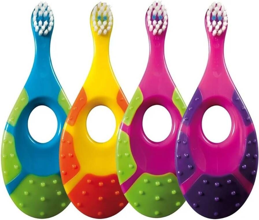 Babydrogist nl Stap Voor Stap Tandenborstel Voor Kinderen Van 0 2 Jaar Zacht 1 Stuk.