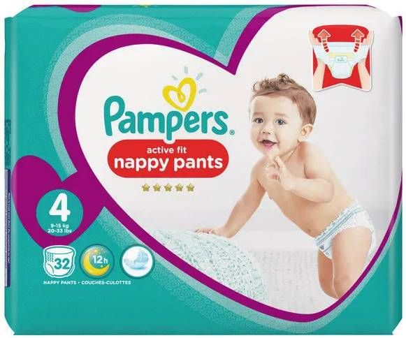 Pampers Baby Luierbroekjes Active fit32 stuks