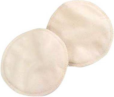 Waschbär Zoogcompressen wol/zijde paar, natuur Maat Ø 13 cm