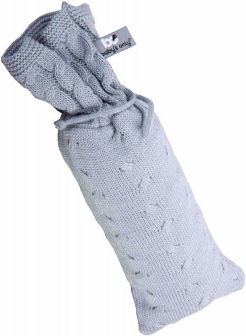 Baby's Only kabel kruikenzak lichtgrijs