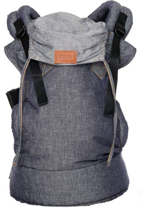 Bykay Draagzak Click Carrier Deluxe Jeansblauw