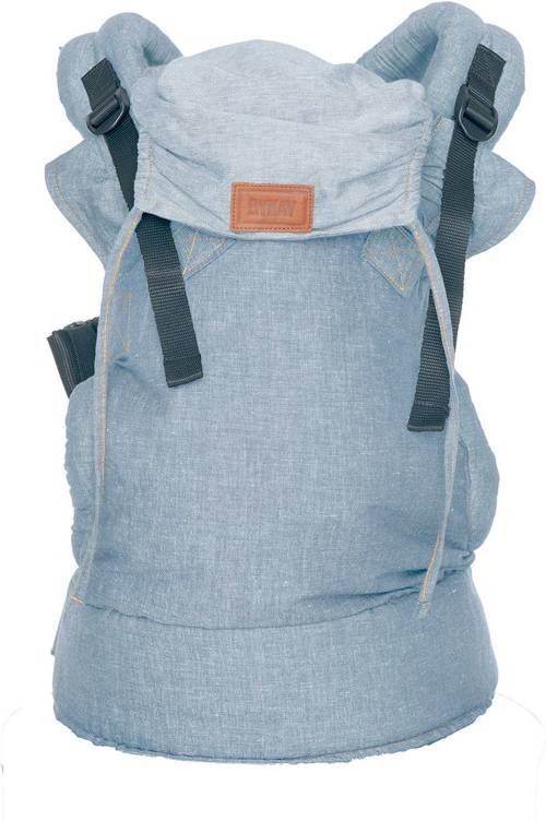 Merkloos Bykay Draagzak Click Carrier Deluxe Lichtblauw