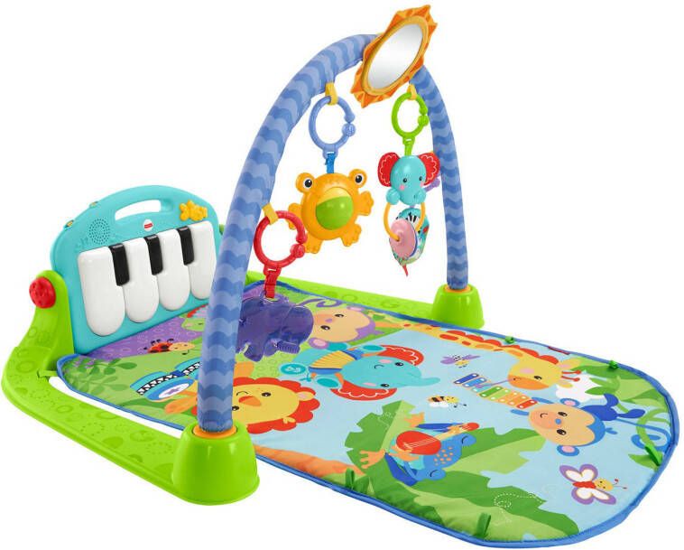 Fisher Price Trappel en Speel piano Blauw