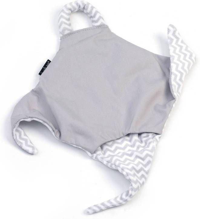 KipKep Knuffel Speendoekje Roggy Ziggy Grey