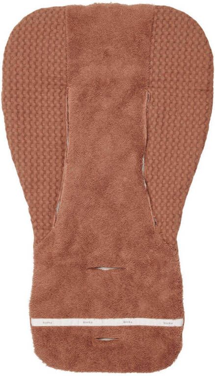 Koeka Antwerp inlegkussen autostoel/wipstoel/buggy wafelstof hazel