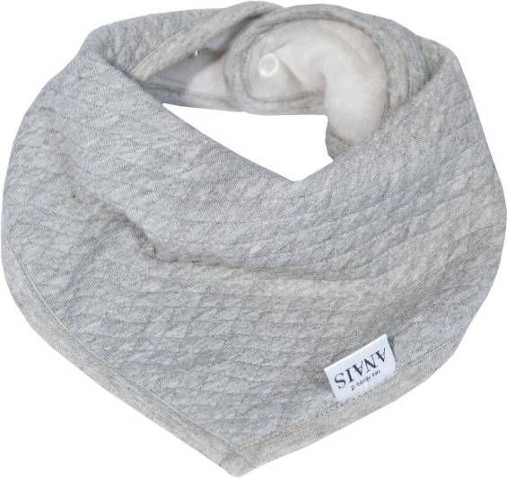 Yourstockshop Trixie Bandana slabbetje Diamond Stone 43 Cm Katoen Grijs