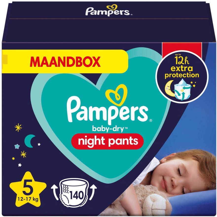 Pampers Baby Dry Night Pants Luierbroekjes(12kg 17kg)140 stuks