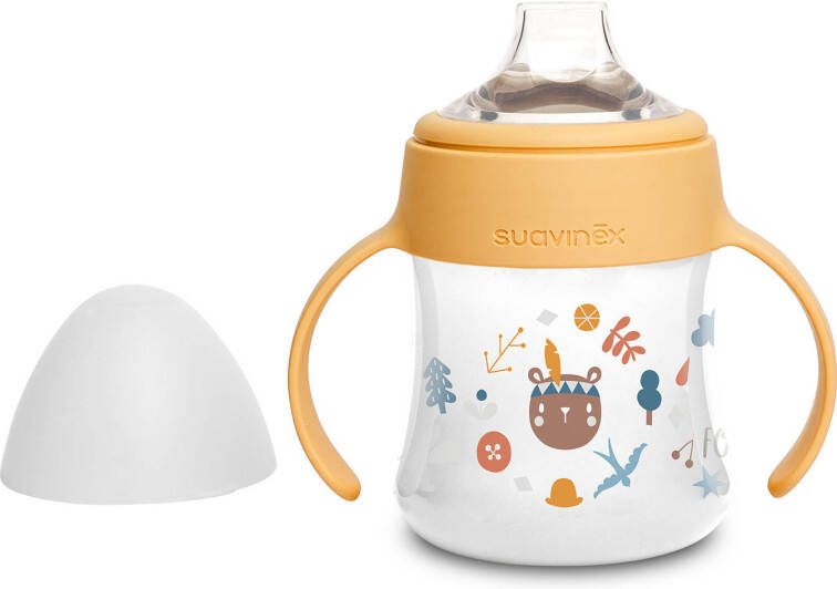 Suavinex Drinkbeker met handvat 150ml Forest Geel