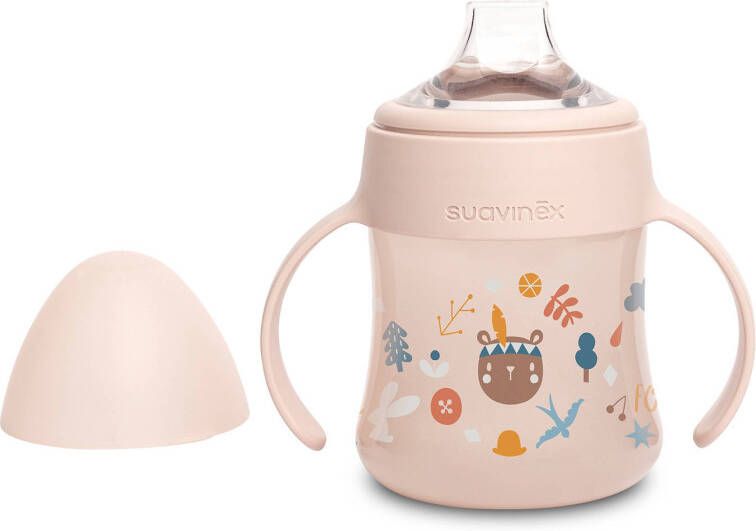Suavinex Drinkbeker met handvat 150ml Forest Roze